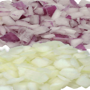Diced Yellow and Red Onions
