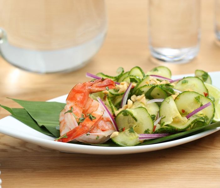 Thai Cucumber And Red Onion Salad