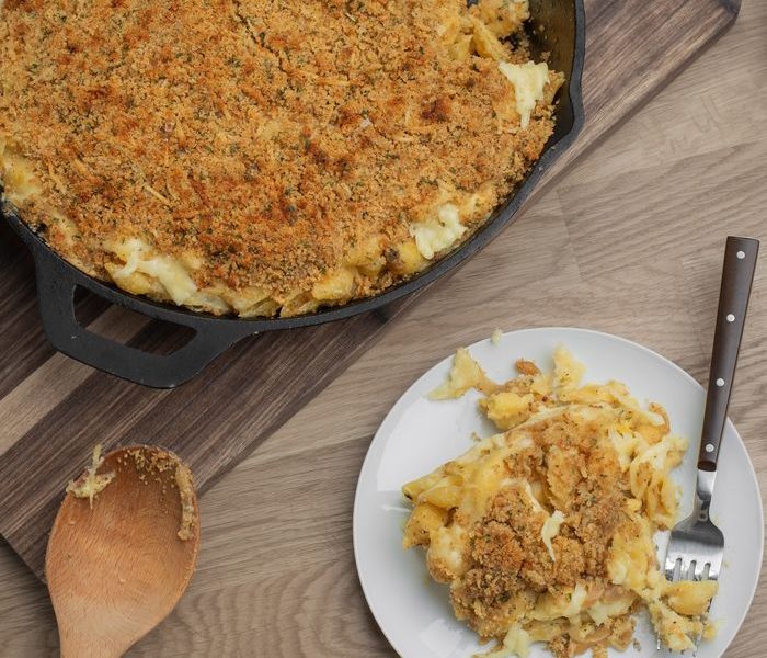 Brown Butter And Caramelized Onion Mac & Cheese