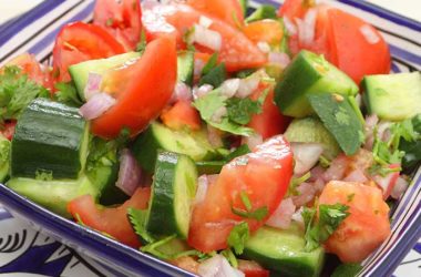 Cucumber, Tomato & Onion Salad