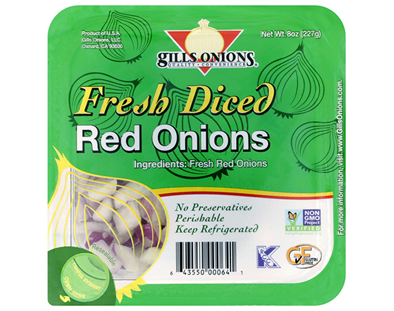 Fresh Diced Red Onions